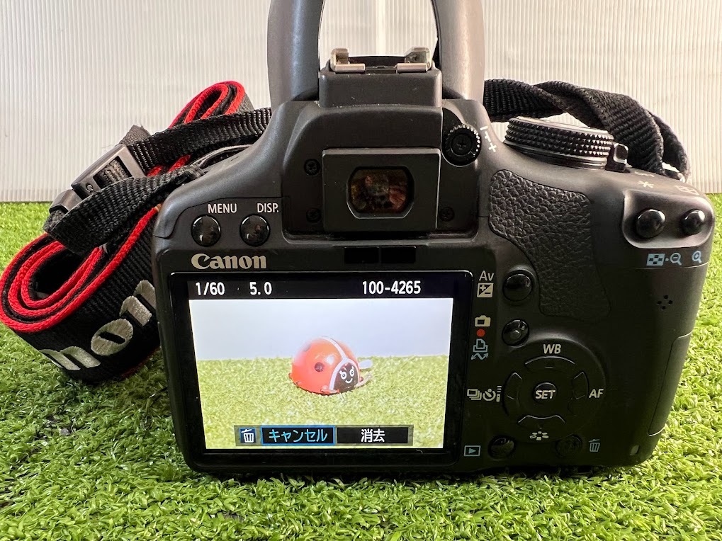 Canon/キャノン EOS Kiss X3 デジタル一眼レフカメラ　ボディ・バッテリ付　現状中古品　ジャンク扱い（A28）_画像6