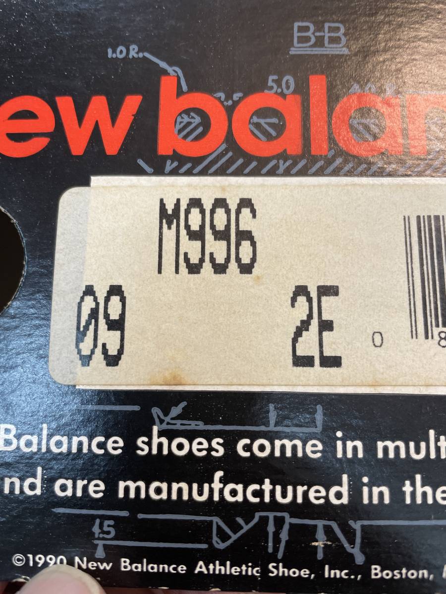 new balance 996 デッドストック　加水分解　サイズ9 2E 誰が復活させて下さい。_画像2