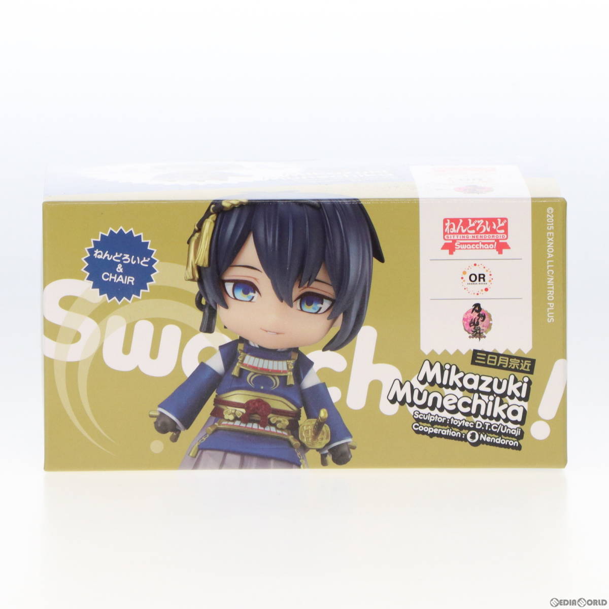 【中古】[FIG]ねんどろいど Swacchao! 三日月宗近(みかづきむねちか) 刀剣乱舞-ONLINE- 完成品 可動フィギュア オランジュ・ルージュ(61124_画像1