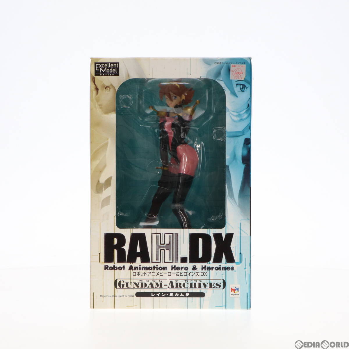 【中古】[FIG]エクセレントモデル RAHDX ガンダム・アーカイブス サイド1 レイン・ミカムラ 機動武闘伝Gガンダム 完成品 フィギュア メガハ_画像2