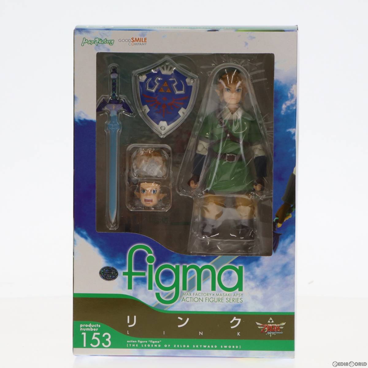 【中古】[FIG]figma(フィグマ) 153 リンク ゼルダの伝説 スカイウォードソード 完成品 可動フィギュア マックスファクトリー(61125320)