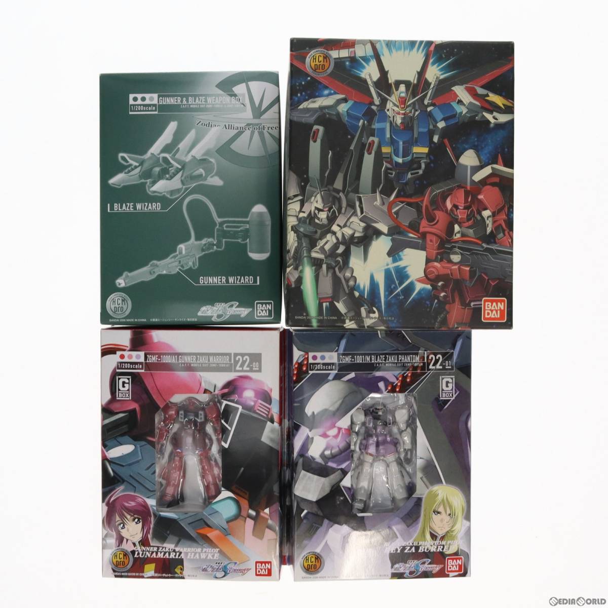 【中古】[FIG]初回特典付属 HCM Pro 22 G-BOX SEED Z.A.K.Uセット(ガナーザクウォーリア&ブレイズザクファントム) 機動戦士ガンダムSEED DE_画像1