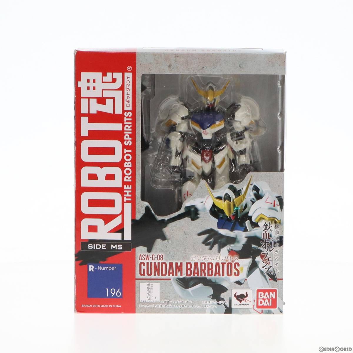 【中古】[FIG]ROBOT魂(SIDE MS) ASW-G-08 ガンダムバルバトス 機動戦士ガンダム 鉄血のオルフェンズ 完成品 可動フィギュア バンダイ(61125_画像1