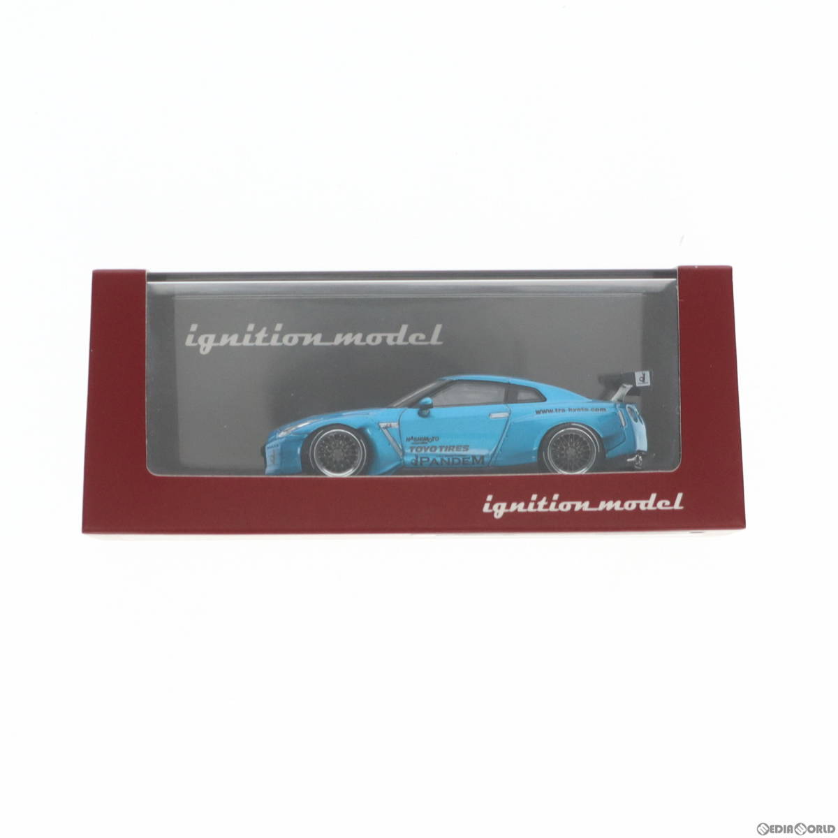 【中古】[MDL]1/64 PANDEM R35 GT-R(ブルーメタリック) 完成品 ミニカー(IG1747) ignition model(イグニッションモデル)(65302116)_画像1