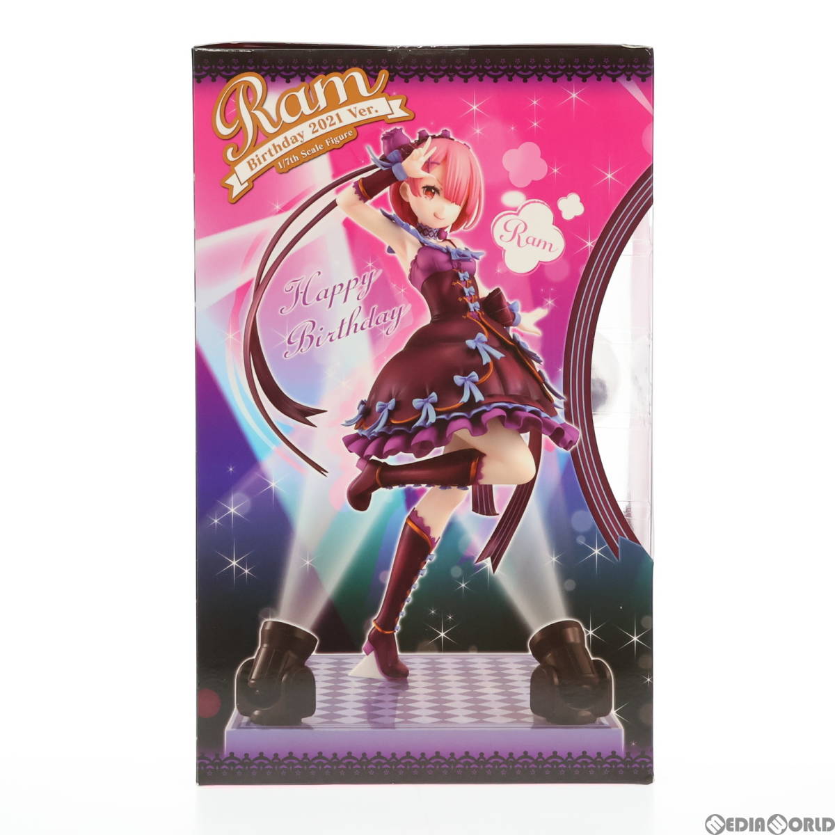 【中古】[FIG]KDcolle ラム 生誕祭2021 Ver. Re:ゼロから始める異世界生活 1/7 完成品 フィギュア あみあみ&カドカワストア&エビテン&電撃_画像5