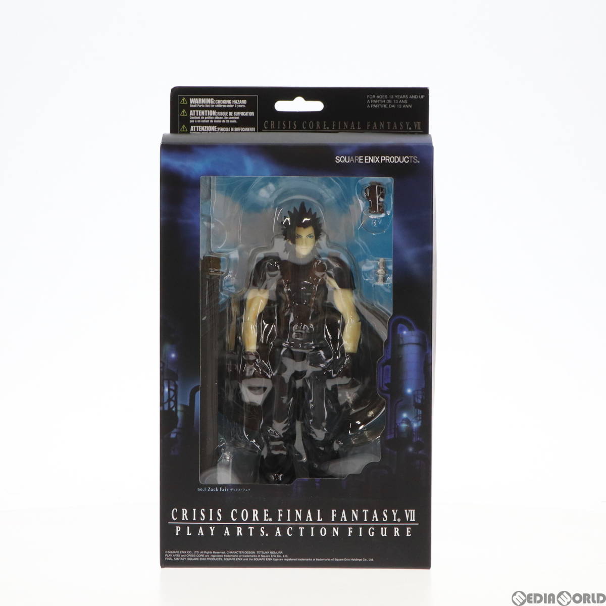 【中古】[FIG]PLAY ARTS(プレイアーツ) ザックス・フェア CRISIS CORE FINAL FANTASY VII(クライシスコアファイナルファンタジー7) 完成品