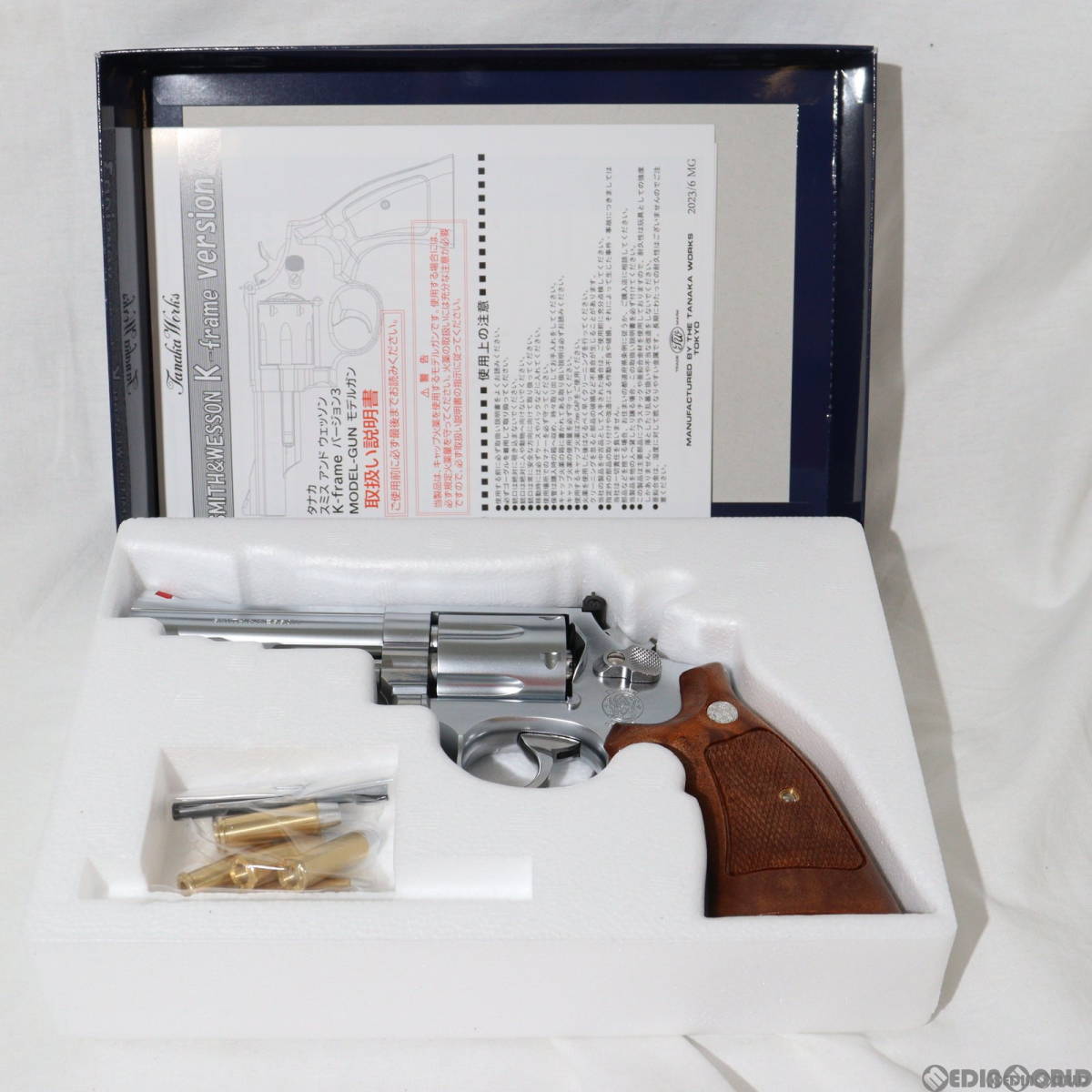 【新品】[MIL]タナカワークス 発火モデルガン S&W(スミスアンドウェッソン) M66 4インチ 『コンバットマグナム』 ステンレスフィニッシュ V_画像1