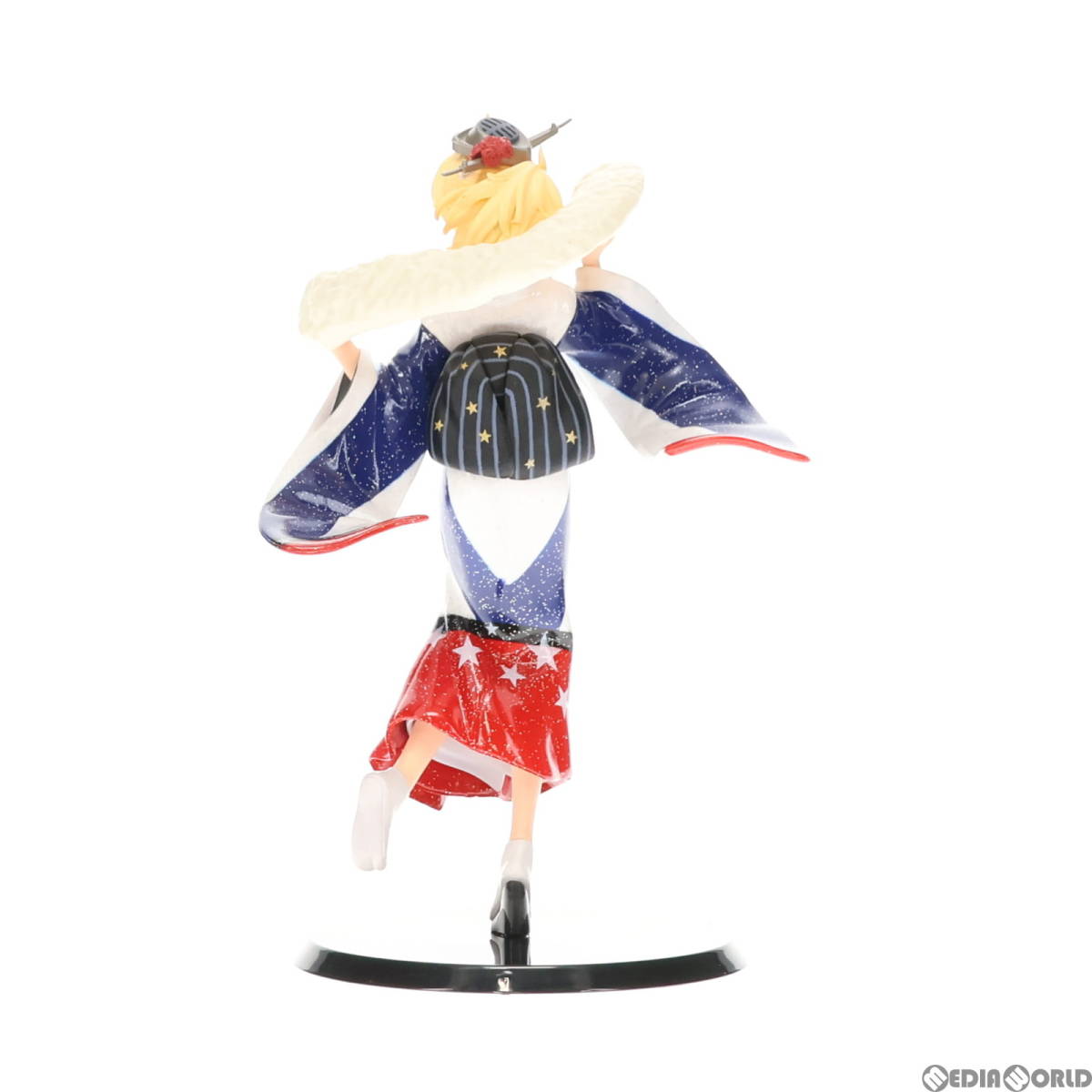 【中古】[FIG]Iowa(アイオワ) 晴れ着modeフィギュア ARくじアタルス。 艦隊これくしょん -艦これ- おめかし艦娘と装備の妖精さん プライズ_画像6