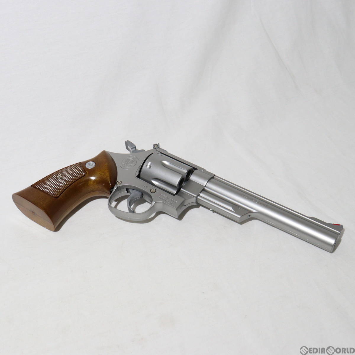 【中古】[MIL]クラウンモデル エアーリボルバー S&W(スミスアンドウェッソン) M629 6インチ シルバータイプ (10歳以上専用)(64013130)_画像3