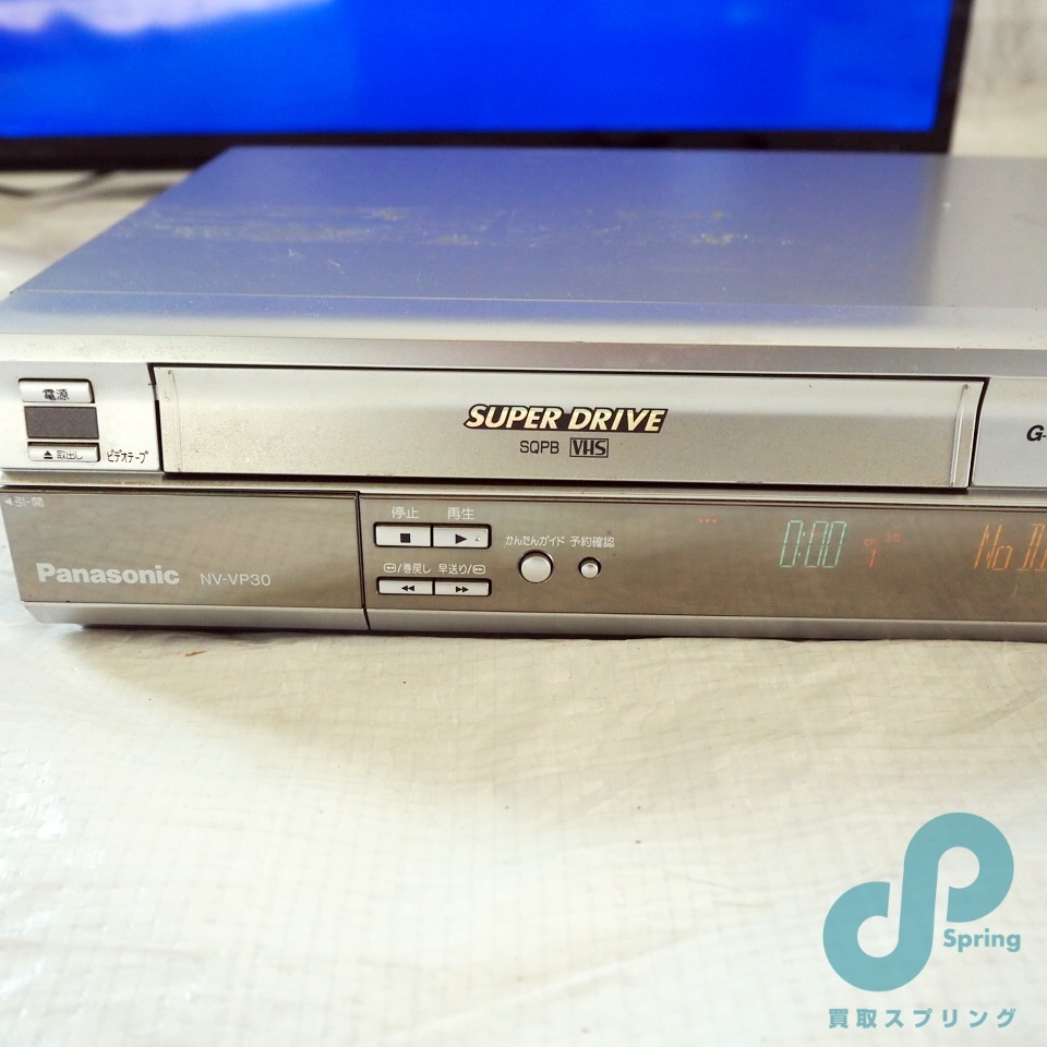 動作不調 Panasonic DVD VHS プレイヤー NV-VP30 ビデオプレイヤー _画像4