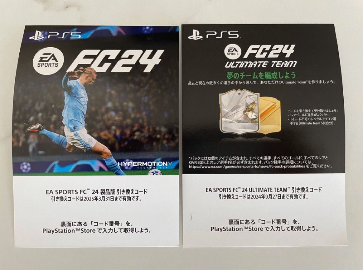 PS5 EA SPORTS FC24ゲーム本編ダウンロード版 & 特典インゲーム
