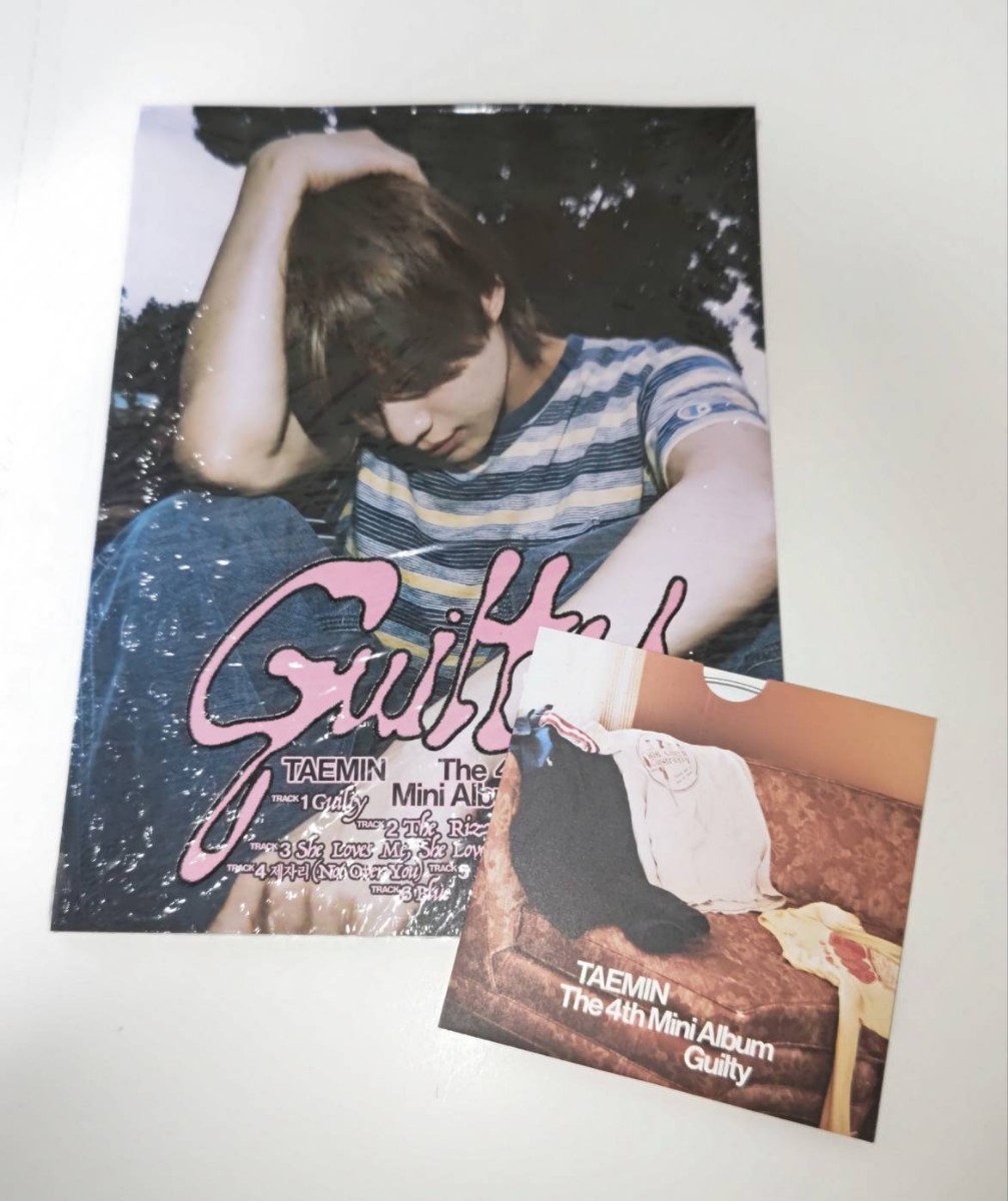 ★SHINee TAEMIN 4th Mini Album Guilty photobook ver. CD・フォトブックのみ、トレカ・ポスター等なし ソロアルバム テミン