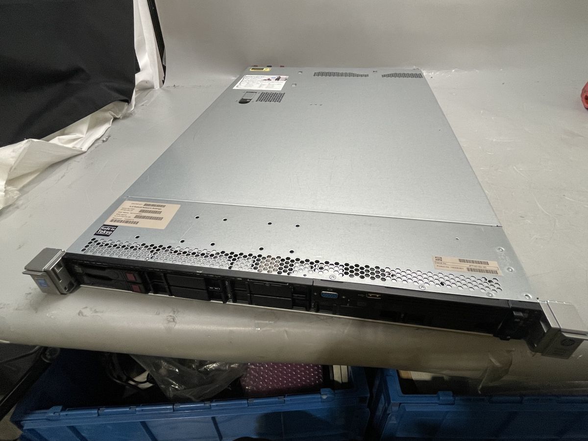 ★1円スタート★HP Proliant DL360 Gen9 Xeon E5-2687W v3 64GB★現状引渡★ストレージ/OS無★システム情報確認までの動作確認★_画像1