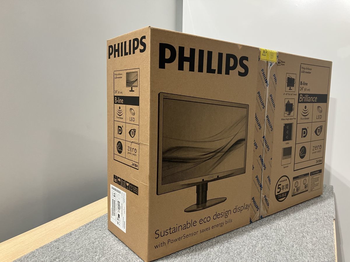 ★未開封★未使用品★動作外観良品 その他 PHILIPS Sustainable eco design display 24インチ 241B4LPYCB/11 保証付き_画像1