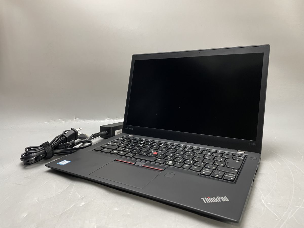 ★1円スタート★第7世代★Lenovo ThinkPad T470s Core i7 7600U 8GB SSD512GB Win10 Pro★バッテリー不良★AC付★_画像1