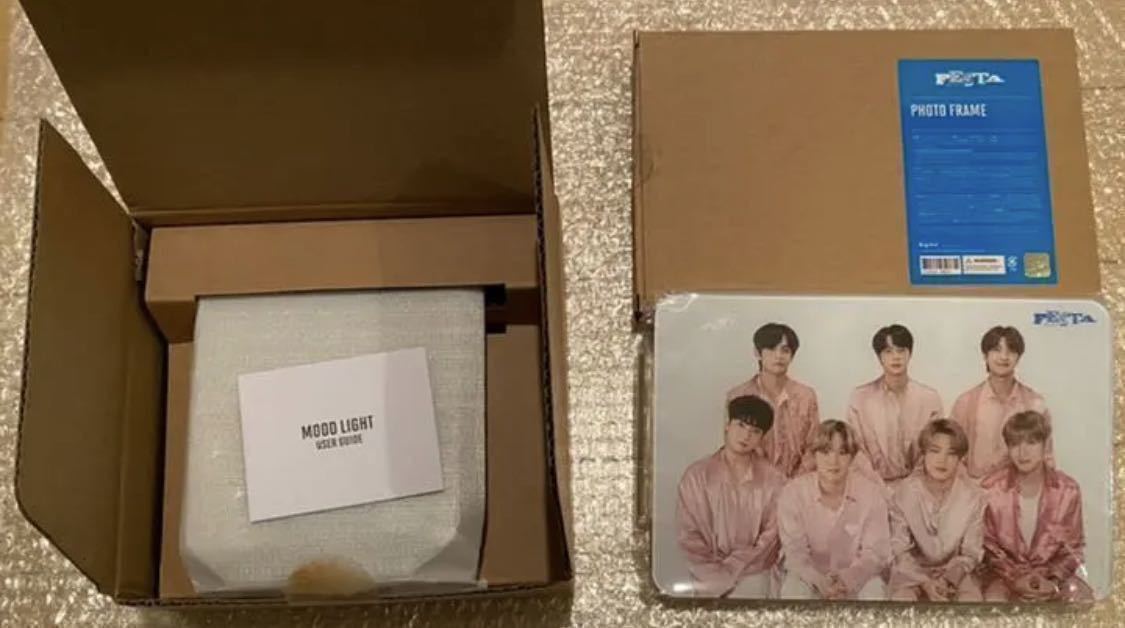BTS 公式 2020 FESTA PHOTO FRAME フォトフレーム MOOD LIGHT ムード