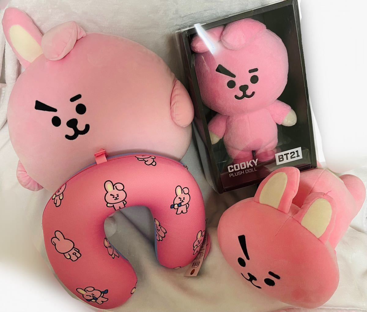 BTS BT21 COOKY 公式 ぬいぐるみ スタンディングドール クッション-