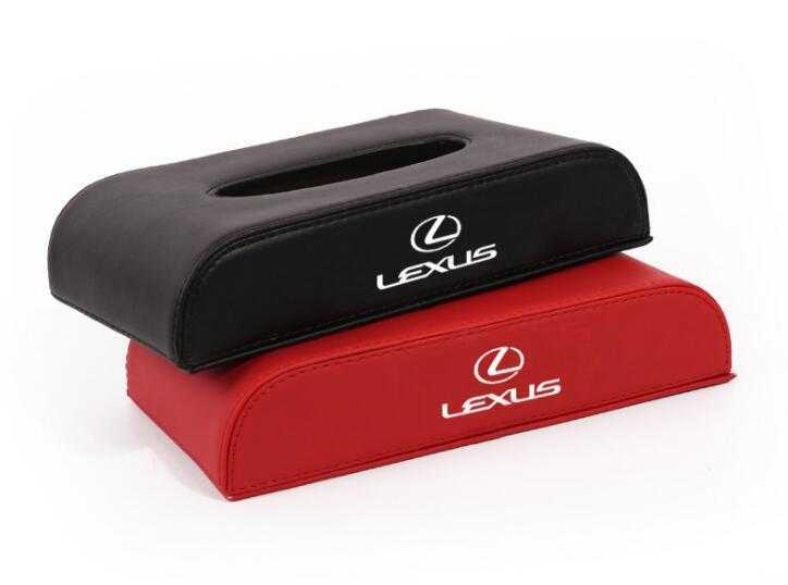 レクサスLEXUS ロゴ入り ティッシュペーパーケース ティッシュボックス 車内用 インテリア BOX 各車種汎用 2色を選択_画像3
