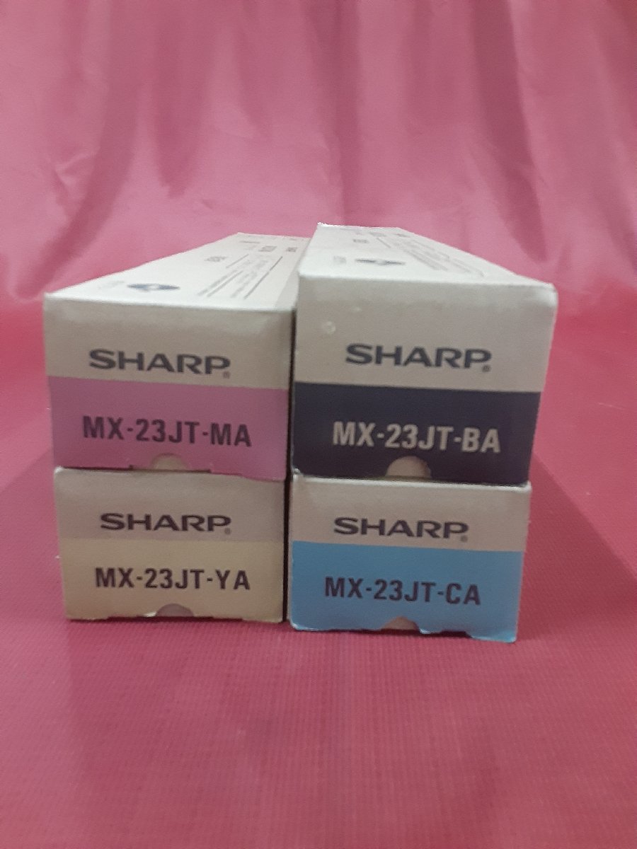 SHARPトナー■MX-23JT BA×1 CA×1 MA×1 YA×1■未使用品_画像1