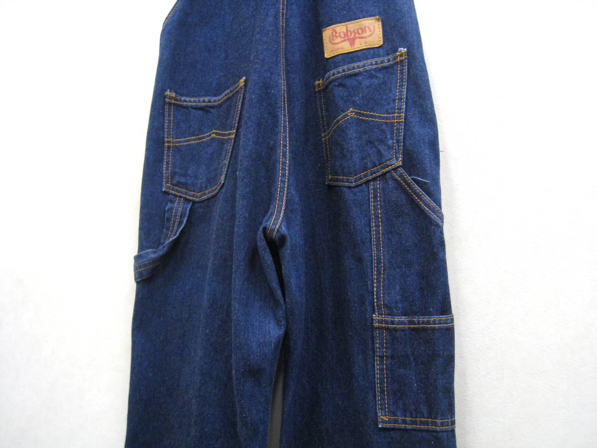 Bobson* Bobson 80\'s domestic production Vintage Denim overall IMK 939 600 overall size W30 made in Japan 