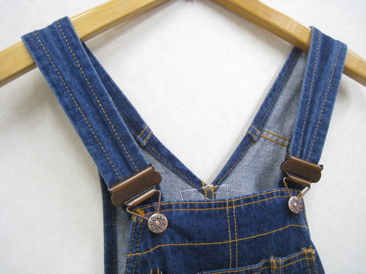 Bobson* Bobson 80\'s domestic production Vintage Denim overall IMK 939 600 overall size W30 made in Japan 