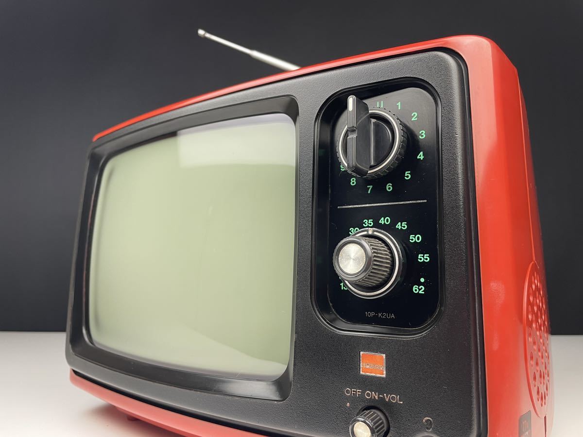 全てのアイテム 【SHARP】1977年式 10P-K2UA トランジスタ 白黒 テレビ レトロ 昭和 シャープ（20231112D） テレビ