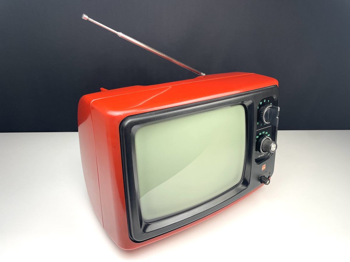 【SHARP】1977年式 10P-K2UA トランジスタ 白黒 テレビ レトロ 昭和 シャープ（20231112D）_画像3