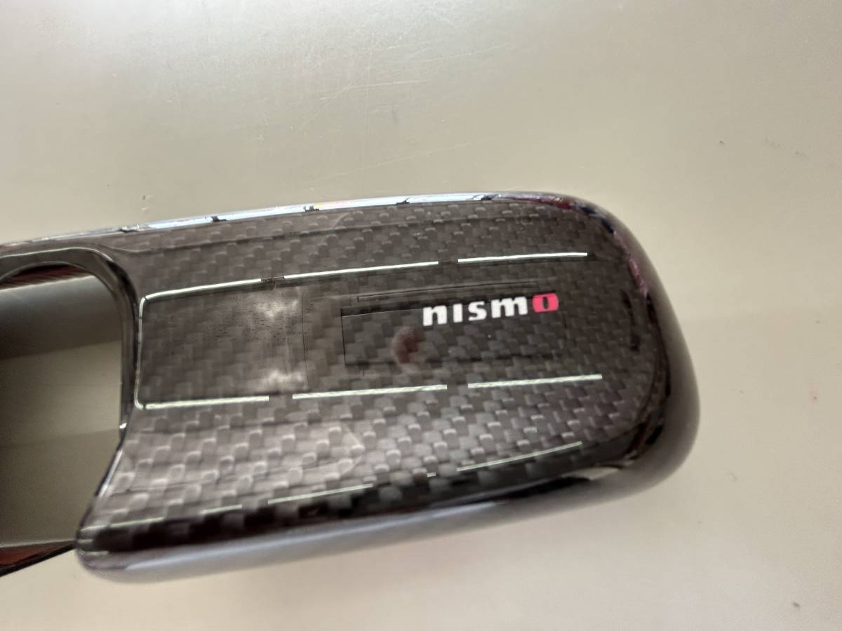 美品　保管品　NISMO ニスモ カーボン ルームミラーカバー 96325-RN011 トラスト企画 ニッサン 日産　中古　_画像3