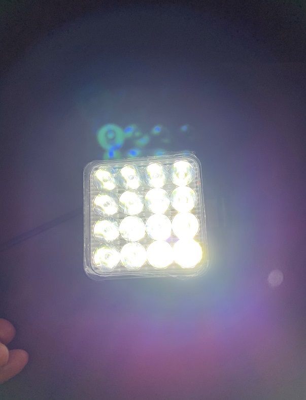 LED ワークライト 作業灯 2台セット 48W 投光器 屋外照明 車載ライト 作業照明 トラック 荷台 照明 キャンプ アウトドア 照明 防水 IP67_画像10