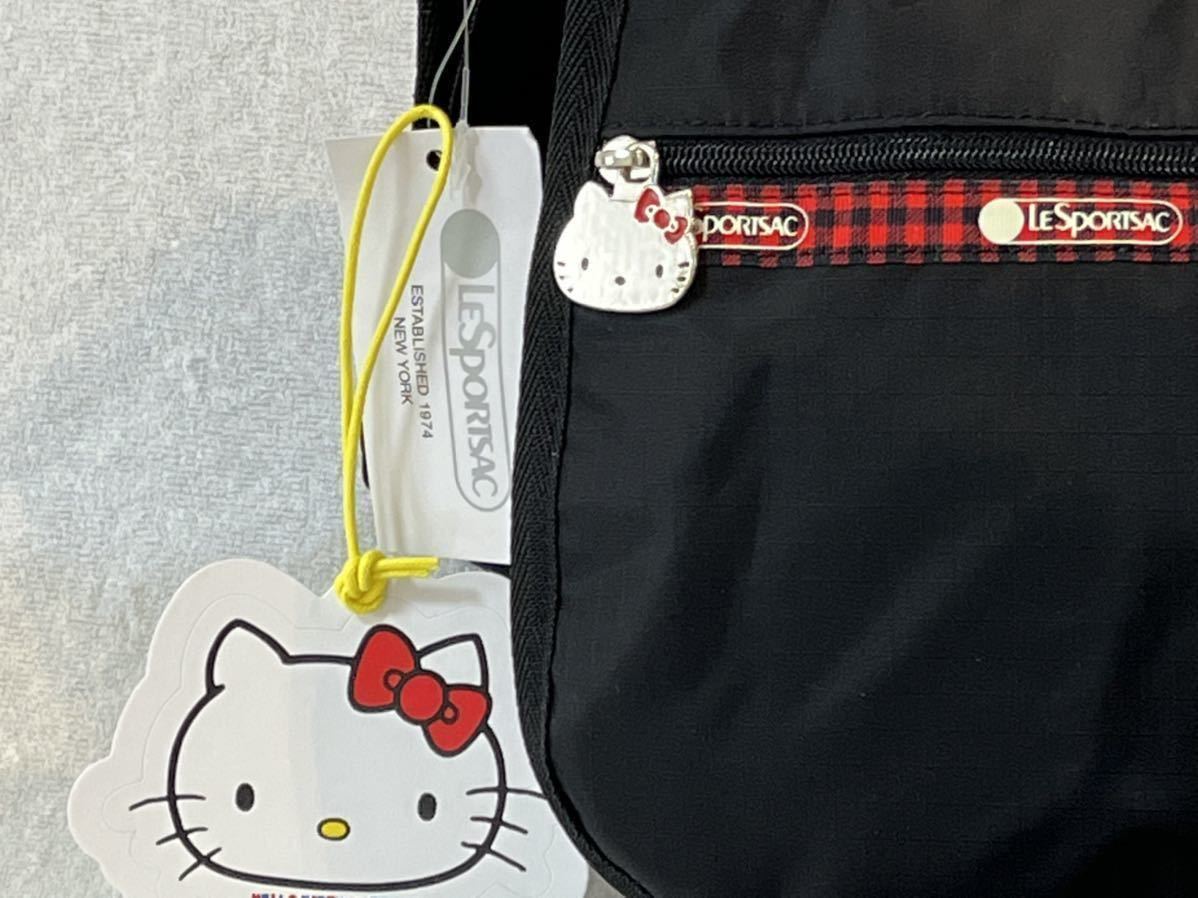 レスポートサック LeSportsac 7520 CLASSIC HOBO クラシックホーボー ハローキティ Hello Kitty ブラックバージョン_画像2