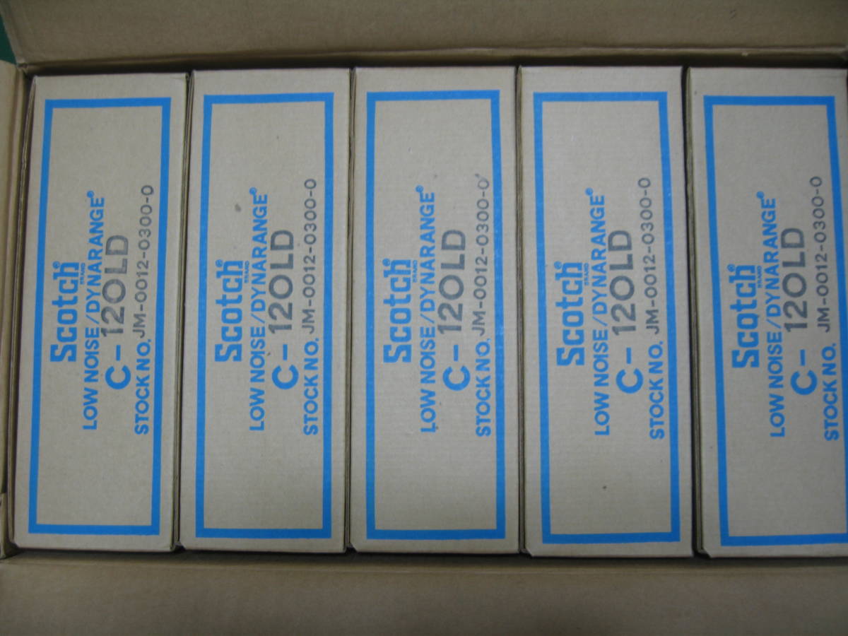  Scotch cassette tape C-120LD(20ps.@/ box ×5 box =100ps.@)