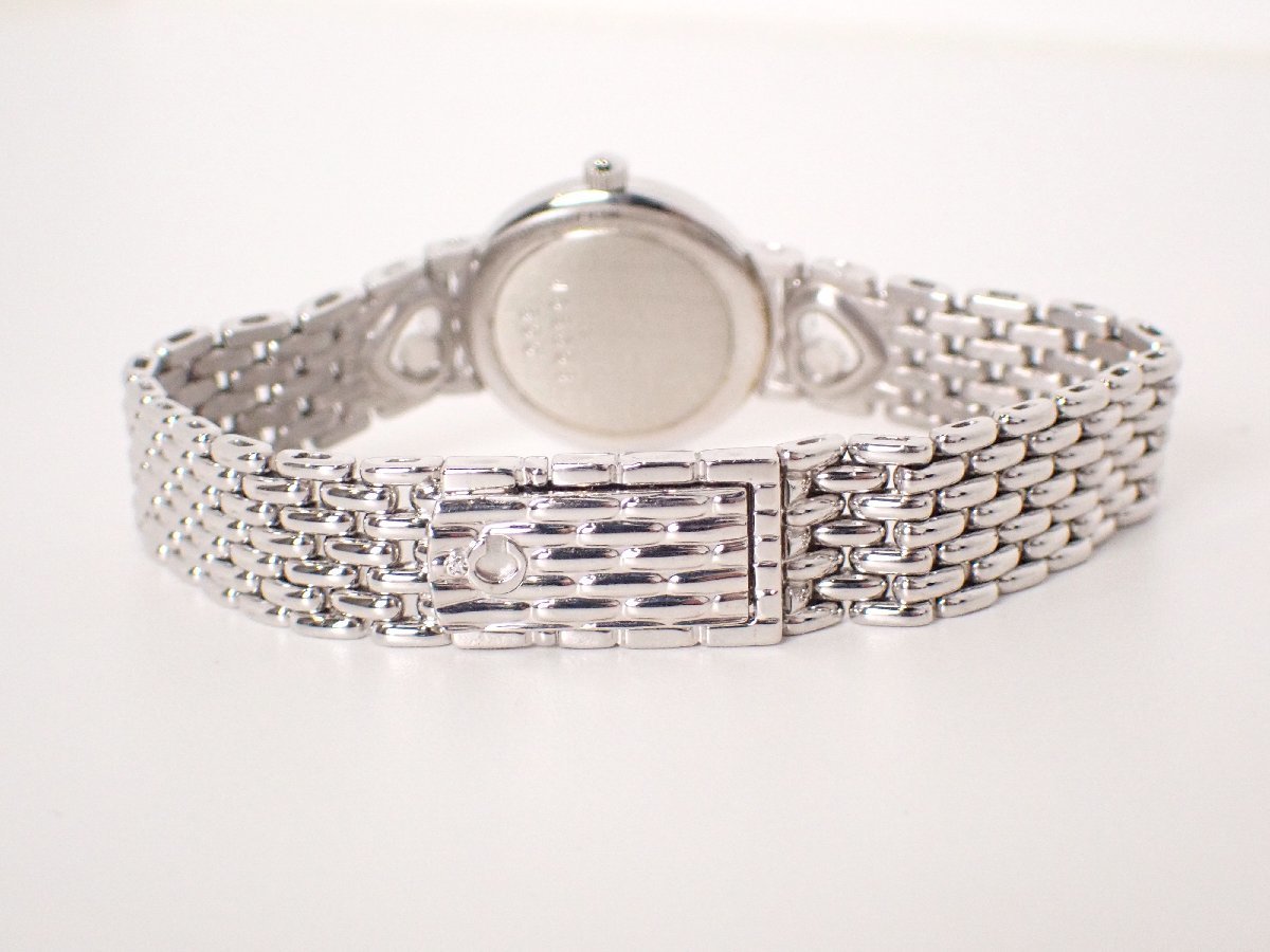Chopard(ショパール) K18WG ハッピーダイヤ ウォッチ QZ シルバーカラー 腕時計 ドレスウォッチ 2Pダイヤモンドの画像5