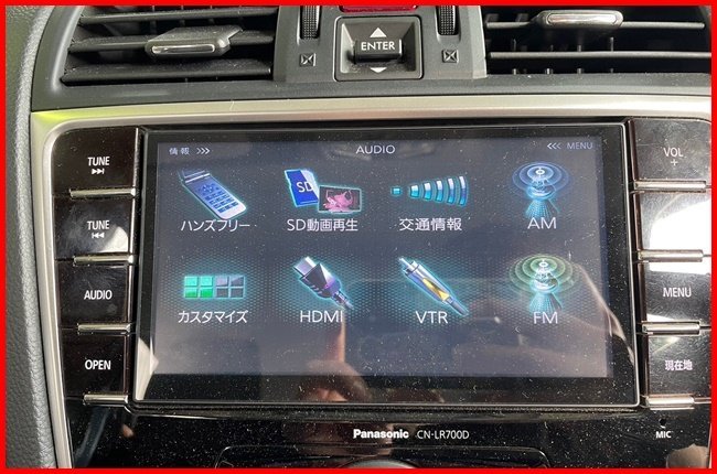 レヴォーグ　VM4　スバル純正OPナビ CN-LR700DFA Panasonic 操作パネル付き　管理番号　4736_画像5