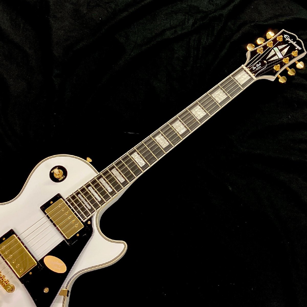 Epiphone Les Paul Custom Alpine White エピフォン レスポールカスタム_画像3