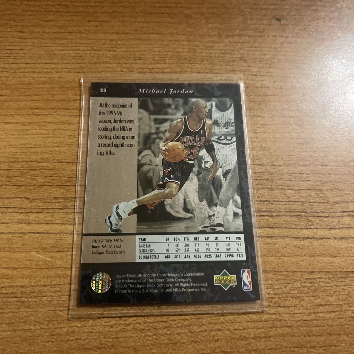 NBAカードマイケル・ジョーダン美品36_画像2