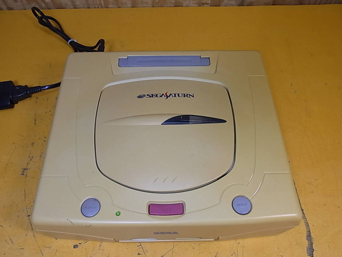 □Z/883☆セガ SEGA☆サターン SATURN 本体☆コントローラ/電源ケーブル/接続ケーブル付属☆HST-3220☆動作OK_画像3