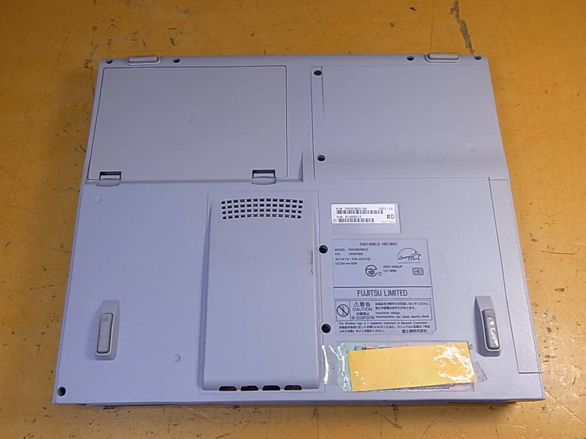 *Z/926* Fujitsu FUJITSU*14.1 type ноутбук *FMV-BIBLO NB7/80C*FMVNB780C3*AMD Duron 880MHz* память 128MB*HDD/OS нет * Junk 