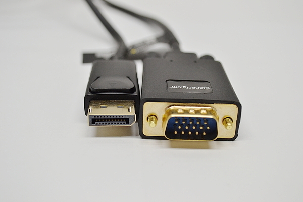 中古DP-VGA 変換ケーブル StarTech.com dp2vgamm6b　【中古】_画像2