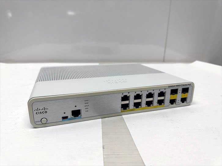 CISCO シスコ WS-C3560C-8PC-S Catalyst 3560-C Series PoE 初期化済 NO2_画像1