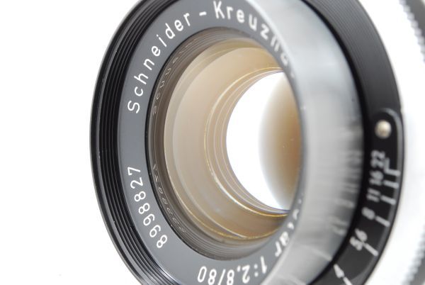 [AB- Exc] Schneider-Kreuznach Xenotar 80mm f/2.8 Lens w/Syncro-Compur JAPAN 8716