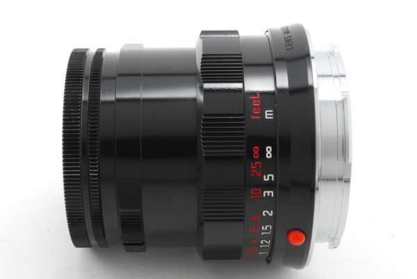 [50 Jahre Black] Leica SUMMICRON-M 50mm f/2 Rigid Lens 6Bit 462 From JAPAN 8748_画像7
