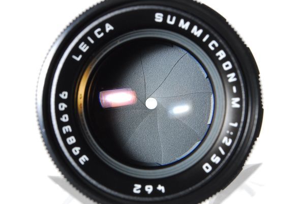 [50 Jahre Black] Leica SUMMICRON-M 50mm f/2 Rigid Lens 6Bit 462 From JAPAN 8748_画像10