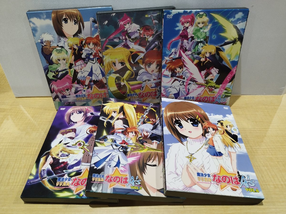 [DVD/ total 14 point set ] Magical Girl Lyrical Nanoha A\'s all 6 volume & Magical Girl Lyrical Nanoha StrikerS all 9 volume middle 8 volume [ac04g]