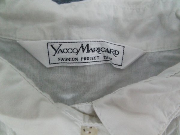 ＜送料無料＞YACCO MARICARD ヤッコマリカルド レディース ブラウス 白_画像2