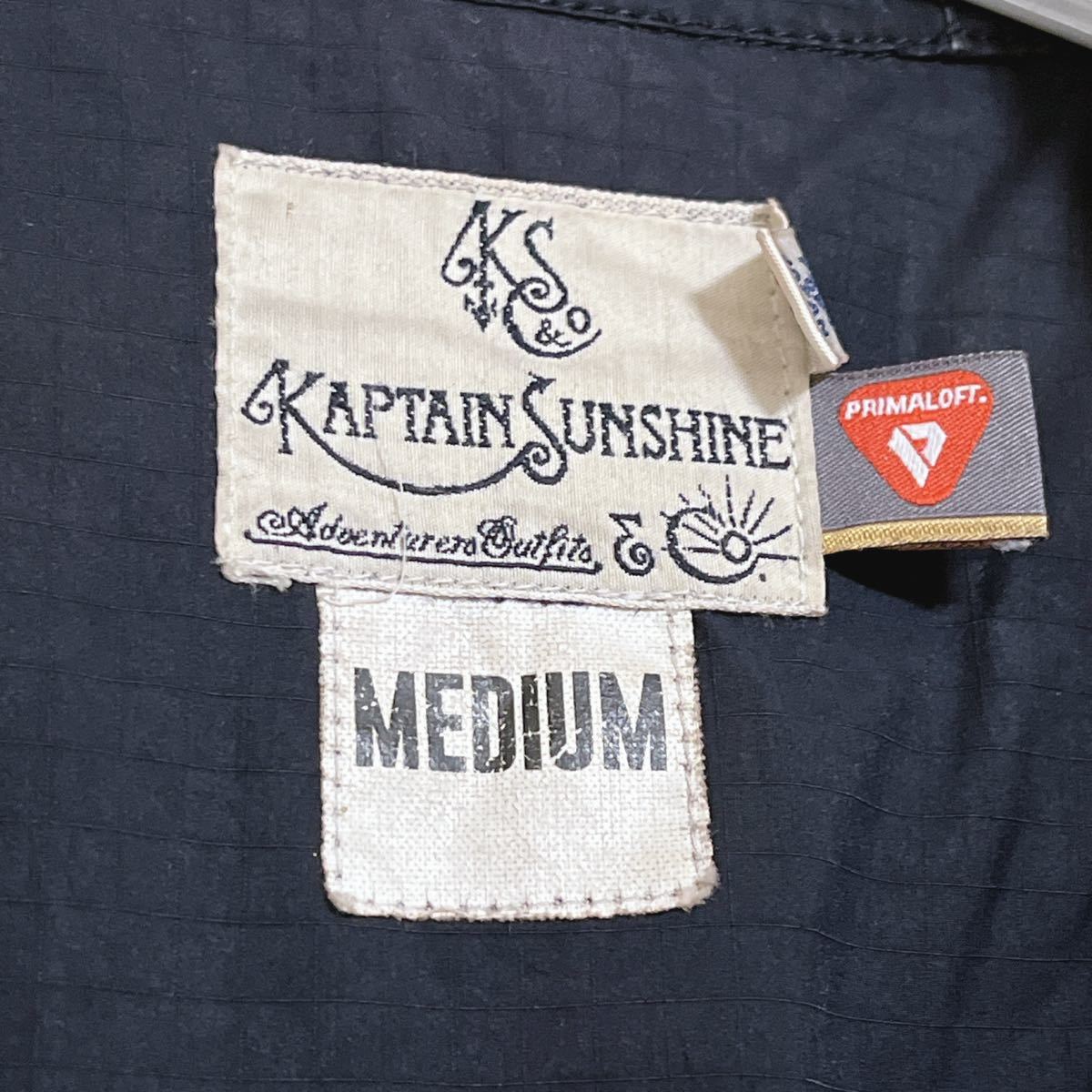 KAPTAIN SUNSHINE Padded Trench Coat PRIMALOFT Captain sunshine с хлопком Prima loft тренчкот мужской 