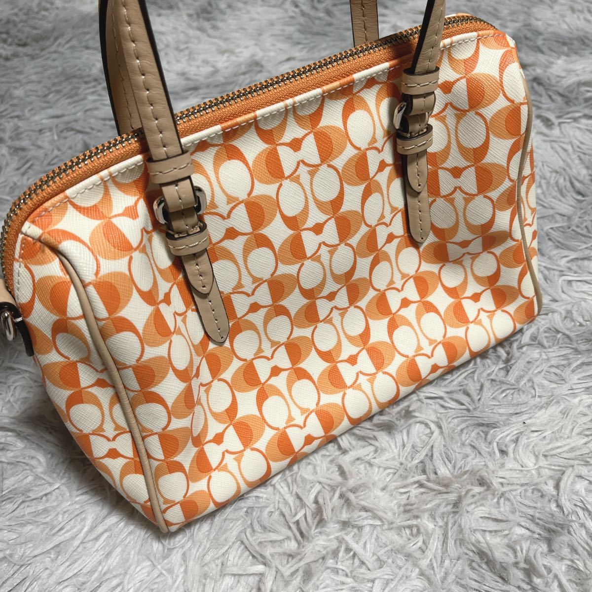 状態良 COACH コーチ シグネチャー 柄 2WAY ショルダーバッグ 状態良 COACH コーチ シグネチャー 柄 2WAY ショルダーバッグ