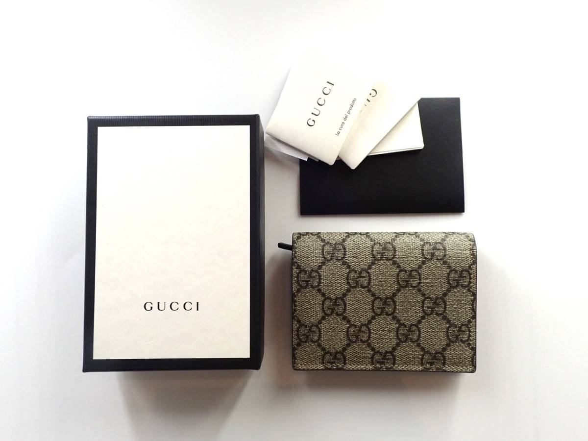 99499　GUCCI 定番GG 二つ折り財布