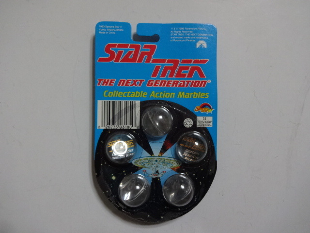 新品★Star Trek: The Next Generation Collectible Action Marbles スタートレック TNG ビー玉 5個セット 送料140円 の画像2