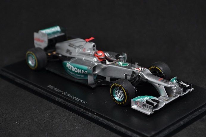 訳あり GP Monaco #7 W03 AMG Mercedes 1/43 SPARK 2012 希少 絶版 