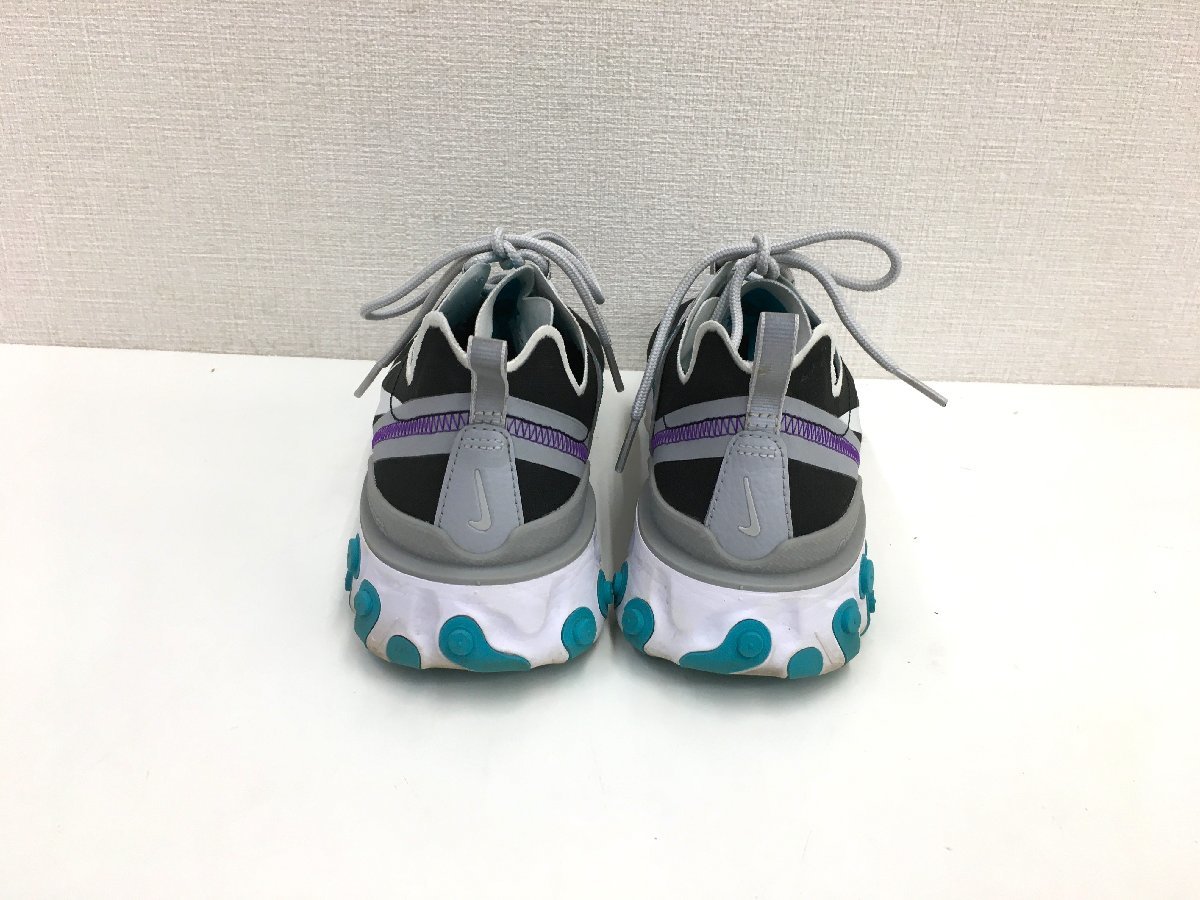 ▲二宮店▲【中古品】11-18 NIKE ナイキ REACT ELEMENT 55 リアクト エレメント 55 スニーカー ランニング BV1507-001_画像4